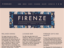 Tablet Screenshot of firenzeuk.com